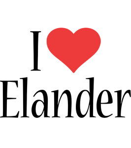 Elander i-love logo