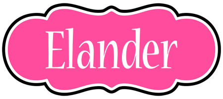 Elander invitation logo