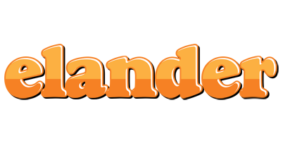 Elander orange logo