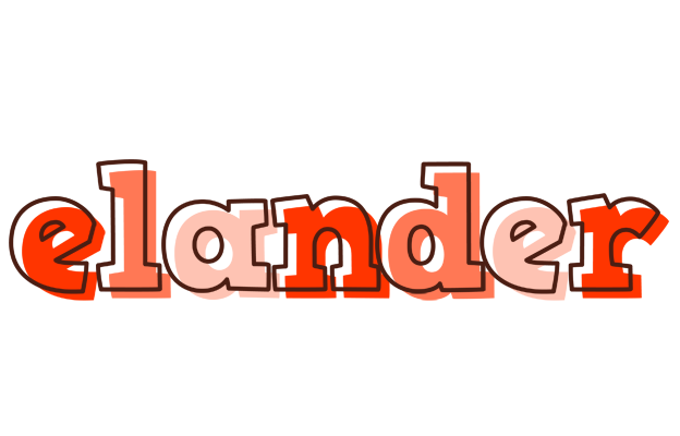Elander paint logo
