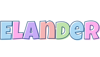 Elander pastel logo
