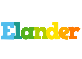 Elander rainbows logo