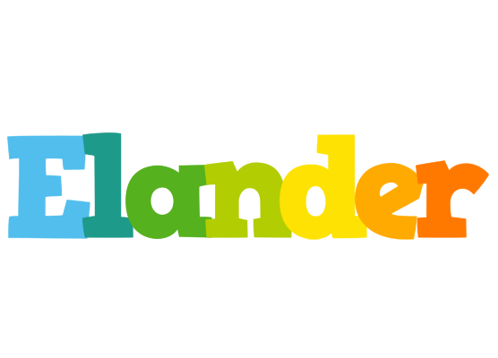 Elander rainbows logo