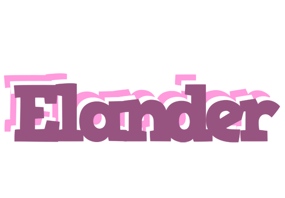 Elander relaxing logo