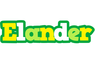Elander soccer logo