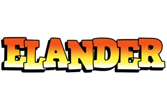 Elander sunset logo