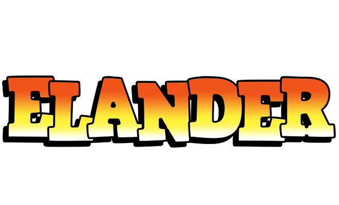 Elander sunset logo