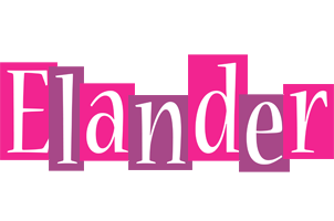 Elander whine logo