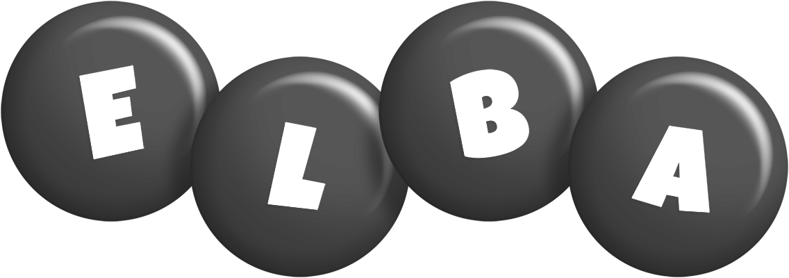 Elba candy-black logo