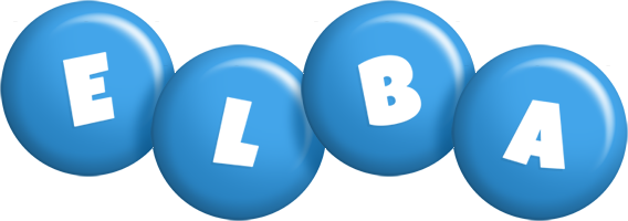 Elba candy-blue logo