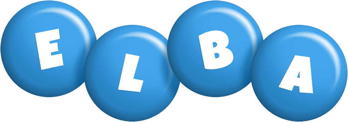 Elba candy-blue logo