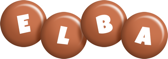 Elba candy-brown logo