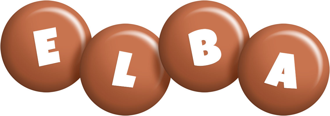 Elba candy-brown logo