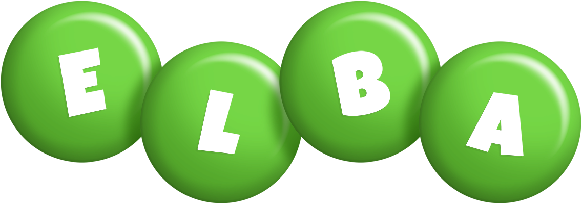 Elba candy-green logo