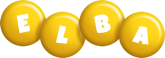 Elba candy-yellow logo