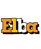 Elba cartoon logo