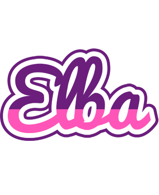 Elba cheerful logo