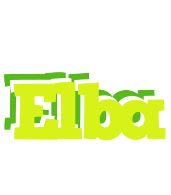 Elba citrus logo