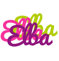 Elba flowers logo