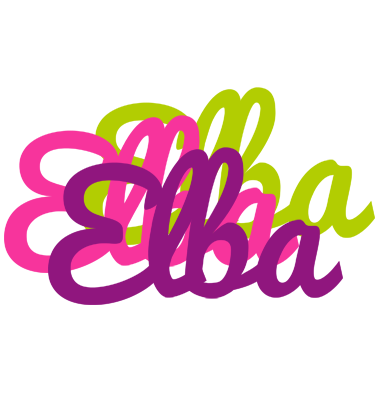 Elba flowers logo