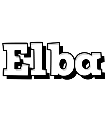 Elba snowing logo
