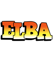 Elba sunset logo