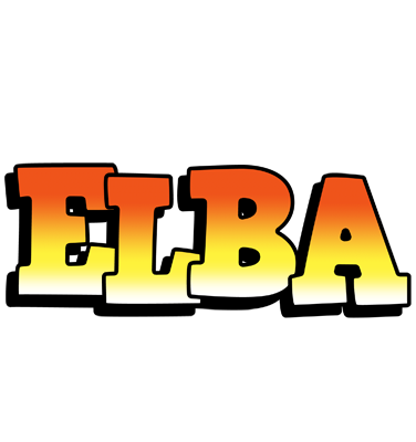 Elba sunset logo