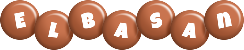 Elbasan candy-brown logo