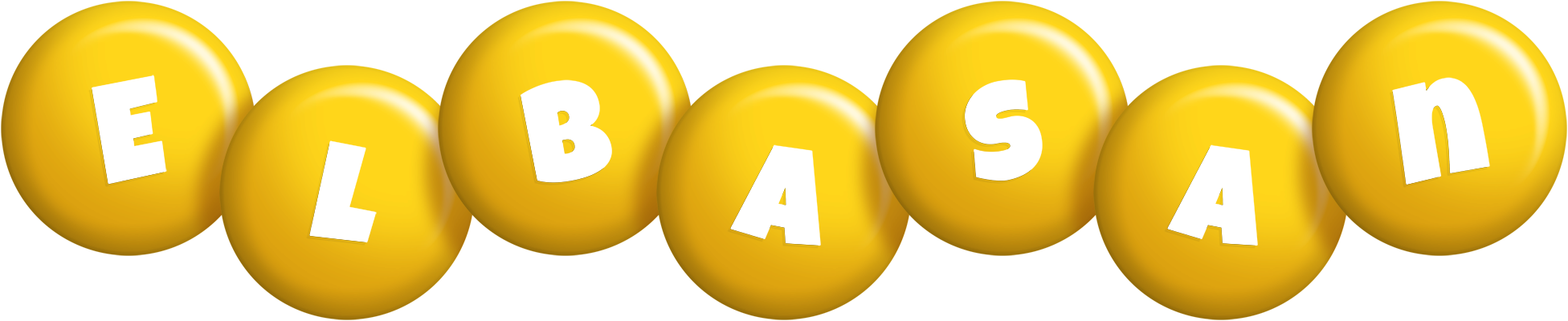 Elbasan candy-yellow logo
