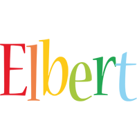 Elbert birthday logo