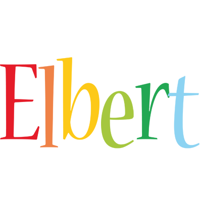 Elbert birthday logo