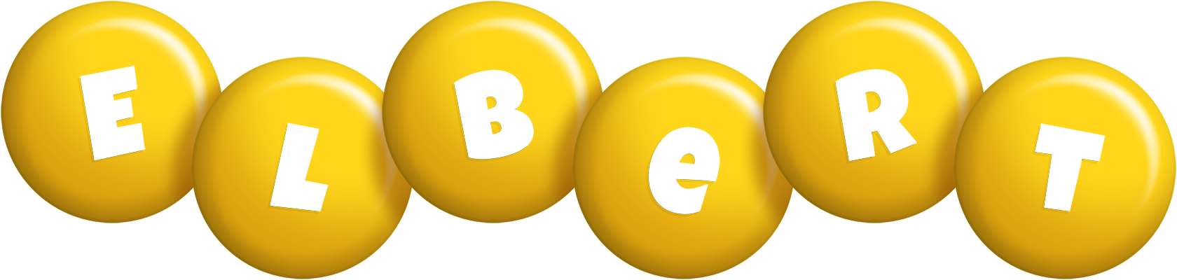 Elbert candy-yellow logo