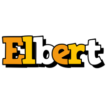 Elbert cartoon logo