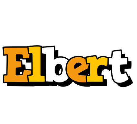 Elbert cartoon logo