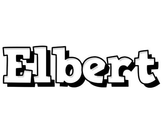 Elbert snowing logo