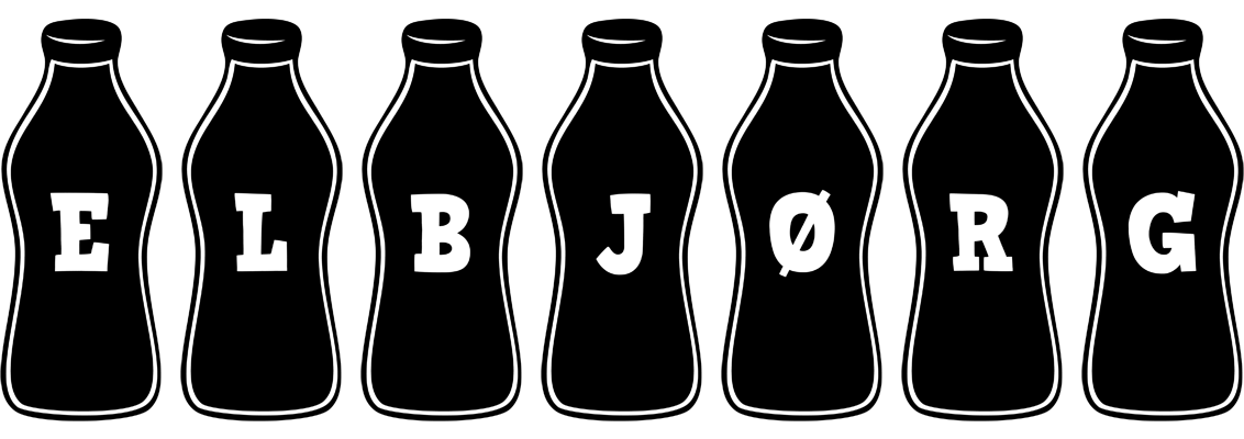 Elbjørg bottle logo