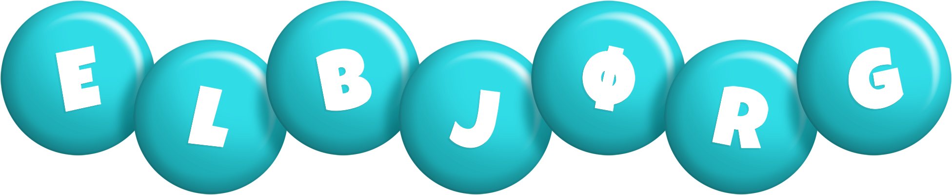 Elbjørg candy-azur logo
