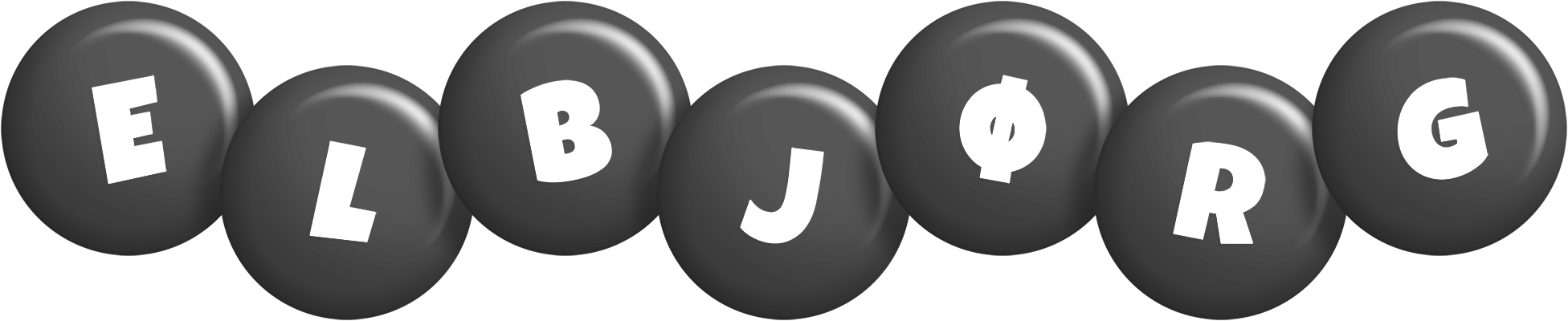 Elbjørg candy-black logo