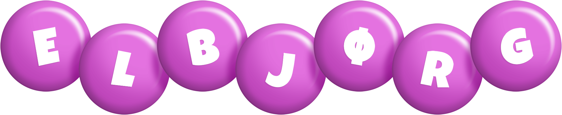 Elbjørg candy-purple logo