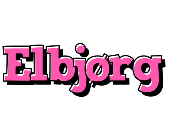 Elbjørg girlish logo