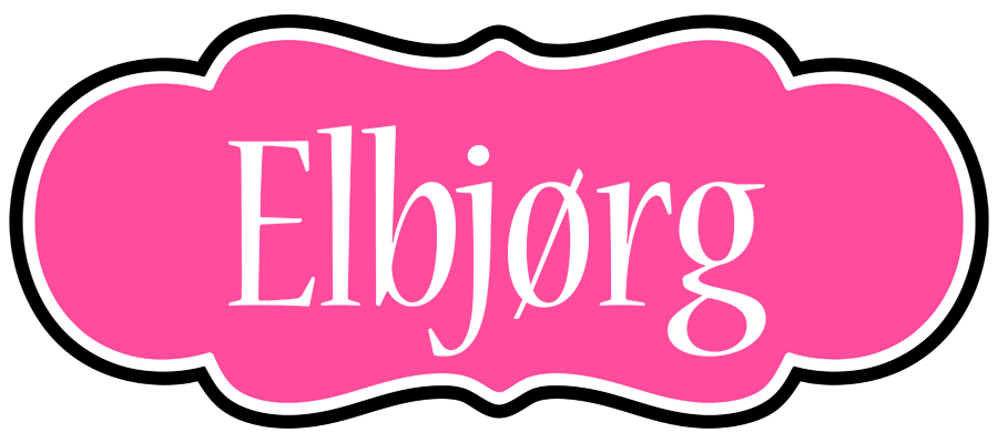 Elbjørg invitation logo
