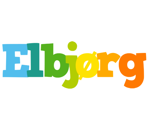 Elbjørg rainbows logo