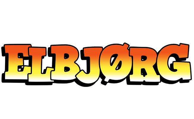 Elbjørg sunset logo