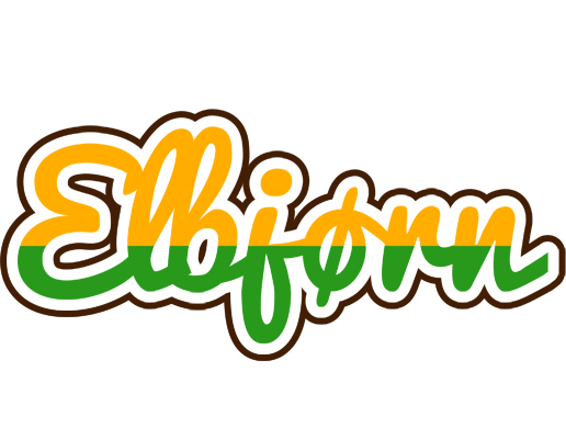 Elbjørn banana logo