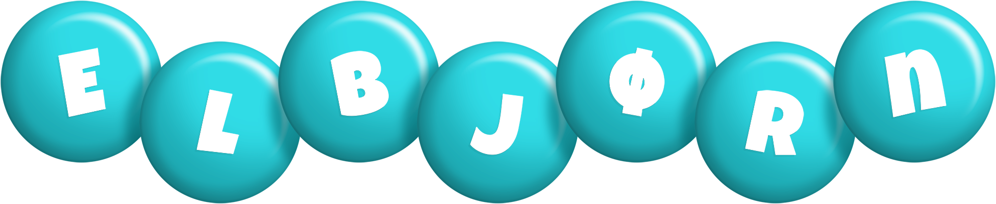 Elbjørn candy-azur logo