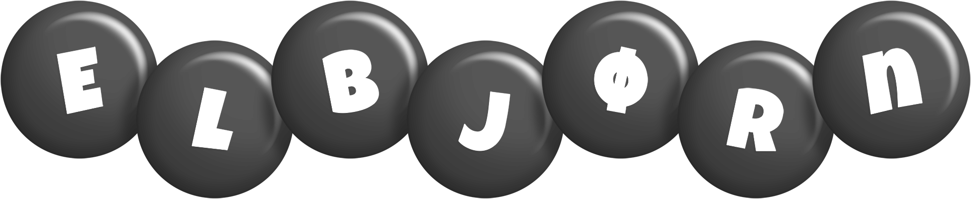 Elbjørn candy-black logo