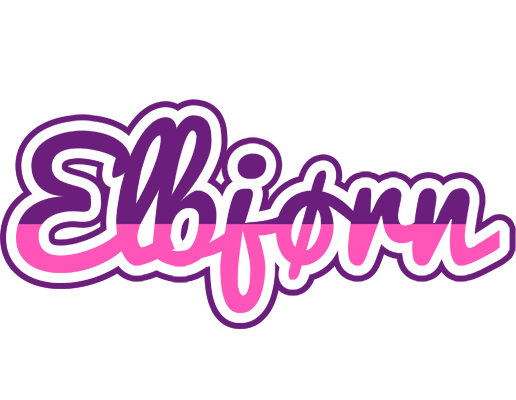 Elbjørn cheerful logo