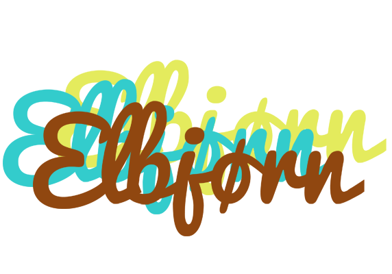 Elbjørn cupcake logo