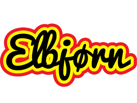 Elbjørn flaming logo
