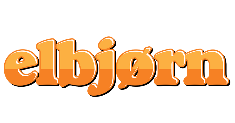 Elbjørn orange logo